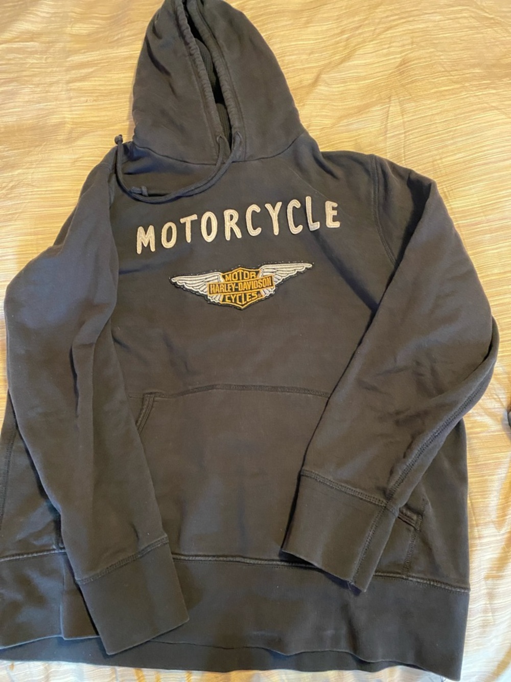 Harley-Davidson Black Men's sweatshirt size L Slim - Picture 5 of 5